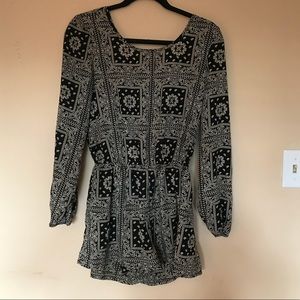 Patterned Romper